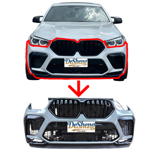 Servicio Postventa Sin Preocupaciones, para <span class=keywords><strong>BMW</strong></span> <span class=keywords><strong>X6M</strong></span>, F96, Parachoques Delantero, Faros LED, Rejilla, Radiador, Guardabarros, Más Vendido, Alta Calidad - Product Image 1
