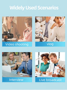 Sistema de micrófono inalámbrico profesional 800mAh Batería Transmisor incorporado Receptor Patrón omnidireccional Excelentes precios - Product Image 6