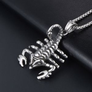 Collier de <span class=keywords><strong>scorpion</strong></span> pour homme et femme, bijou unisexe de couleur argent, pendentif de <span class=keywords><strong>Scorpion</strong></span>, Punk <span class=keywords><strong>Rock</strong></span>, cadeau de noël - Product Image 3