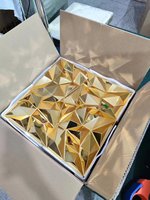 Panneaux muraux 3D de luxe de haute qualité, effet miroir brillant doré argenté, à coller, fabriqués en Chine