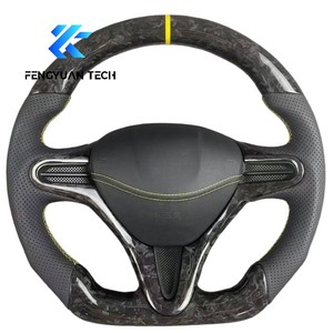 Volante da Corsa Personalizzato in Vera Fibra di Carbonio per <span class=keywords><strong>Honda</strong></span> <span class=keywords><strong>Civic</strong></span> 2007-2021 8a Generazione - Product Image 1