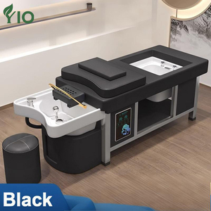 Champú moderno multifuncional cama peluquería masaje comercial pie Spa circulación <span class=keywords><strong>de</strong></span> <span class=keywords><strong>agua</strong></span> vapor fibra <span class=keywords><strong>de</strong></span> vidrio ajustable - Product Image 1