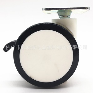 Roulettes de meubles Junyuewei 60 mm rigides avec frein, silencieuses et durables pour présentoirs - Product Image 3