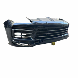 Pour <span class=keywords><strong>Porsche</strong></span> <span class=keywords><strong>Cayenne</strong></span> Ensemble de pare-chocs avant de haute qualité avec grille de ventilateur de radiateur et amplificateur en métal à l'avant du pare-chocs - Product Image 2