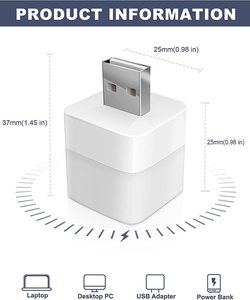 Nouvelle Arrivée Flexible USB Plug in Led Veilleuse Portable Mini Lampe Parfait pour Chambre Pépinière Lecture <span class=keywords><strong>Sleepin</strong></span> - Product Image 2