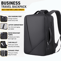 Sac à dos pour ordinateur portable de voyage intelligent à grande capacité extensible avec charge USB, sac respirant de haute qualité