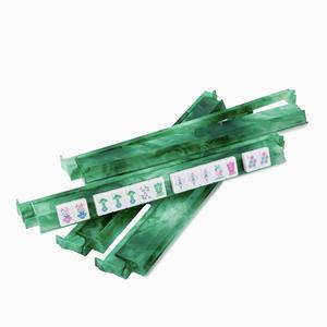 Ensemble de support et poussoir en agate de haute qualité, luxueux et très prisé. Règle élégante et raffinée. Épaisseur stable. Mahjong - Product Image 1