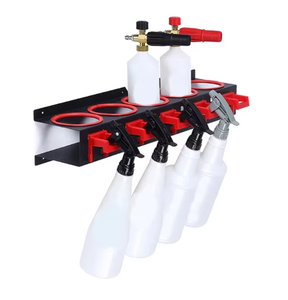Rak penyimpanan botol semprot, bahan abrasif, rel gantung mobil, tampilan aksesori toko kecantikan, gantungan alat pembersih otomotif - Product Image 1