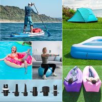 Compresseur haute pression portable électrique 20 PSI personnalisable pour planches de SUP, plateformes flottantes et paddle boards gonflables
