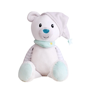 Lámpara de cielo estrellado con música ligera y relajante, muñeco de peluche para bebé, juguete para dormir para niños - Product Image 1