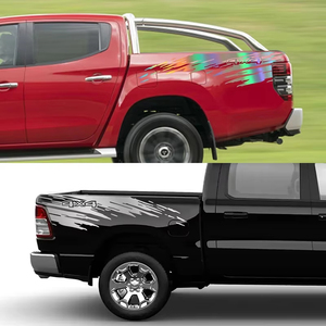 1 Par de Calcomanías de Vinilo Estilo Splash <span class=keywords><strong>para</strong></span> Puerta de Coche, Pegatinas Decorativas Creativas, Accesorios de <span class=keywords><strong>Tuning</strong></span> <span class=keywords><strong>para</strong></span> Camionetas - Product Image 3