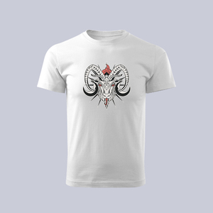 เสื้อยืดผ้าฝ้ายสีขาวสำหรับผู้ชายเสื้อยืดออกแบบโลโก้กราฟิกสำหรับผู้ชาย - Product Image 4