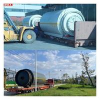 Système de recyclage professionnel des pneus usagés - Production d'huile à partir de caoutchouc usagé - Équipement de pyrolyse avec contrôle de processus