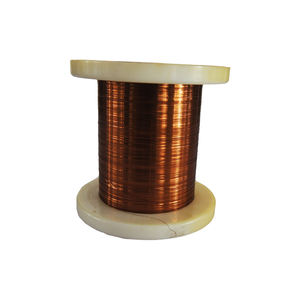 0,1mm ~ 0,6mm plano <span class=keywords><strong>ECCA</strong></span>/CCA Alambre de Aluminio revestido de cobre esmaltado conductor sólido con aislamiento de goma para equipos eléctricos - Product Image 1