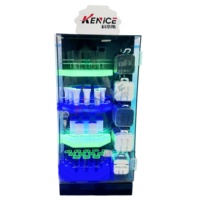 Câble USB multicouche en acrylique Chargeur de téléphone Vitrine de bureau Perspex Accessoires de téléphone portable Présentoir pour magasin