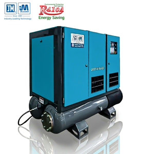 Compresor de Aire de Tornillo Rotativo <span class=keywords><strong>JM</strong></span> 16bar CE 4 en 1 con PLC, 15KW, 22KW, 37KW, Secador de Aire para Corte Láser, Tanque de 300L, 460L, 800L - Product Image 2