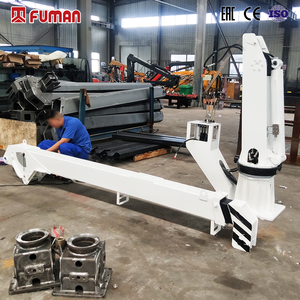 รถเครนขนาด 2 ตัน รถเครนไฮดรอลิกขนาดเล็กสำหรับเรือบรรทุกพร้อมเครนทางทะเลแบบยืดหดได้สำหรับขาย - Product Image 4