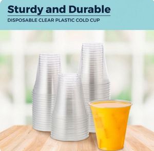 Vasos Desechables de PET Transparentes de 16 oz, Libres de BPA, Resistentes a Roturas, a Prueba de Fugas, para Café Helado, Smoothies, Refrescos, Fiestas y Eventos - Product Image 2