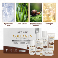 Coffret de Soins Sans Logo, Sans Parabène, Éclaircissant, Nourrissant et Bio à la Vitamine C et à la Bave d'Escargot, Vente en Gros