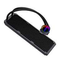 Lovingcool Nouveau style 120/240/360mm Refroidisseur de processeur liquide Pompe à eau Refroidissement ARGB Ventilateur de processeur avec lentille infinie Refroidisseur liquide AIO