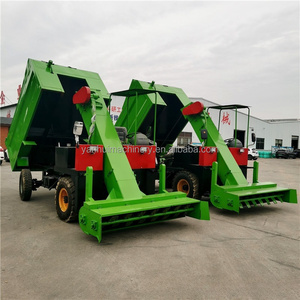 Équipement de nettoyage de bouse de vache électrique diesel bon marché Camion de nettoyage de fumier à quatre roues de 18 ch - Product Image 4