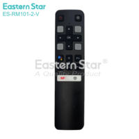 Télécommande ES-RM101-2-V Prix Usine pour Nouveau Google Chromecast 4K TV Google Voice Décodeur Smart TV G9N9N Voice BT IR
