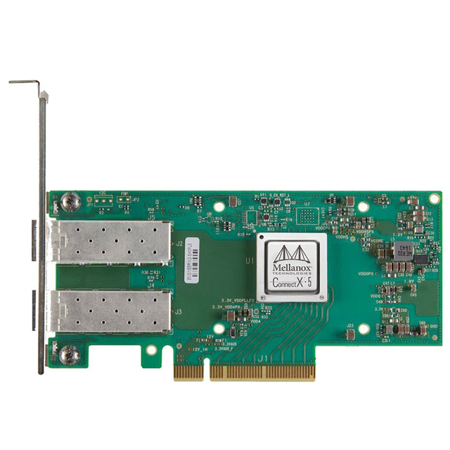Mellanox Connect X-5 MCX512A-ACAT 10/25GbE NIC Dual Port SFP28 PCIe 3.0 X8 Wired Ethernet Network Card for Data Center Storage
