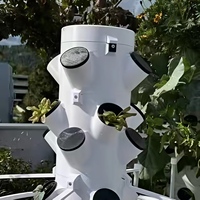 Système de culture hydroponique à haute rigidité Seeda, système de culture aéroponique, jardinière, tour d'ananas, jardin d'intérieur, serre en plastique, culture sans terre
