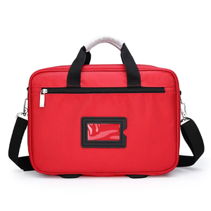 Sac médical de traumatologie, trousse de premiers secours vide pour infirmières, thérapeutes physiques, médecins, trousse d'<span class=keywords><strong>urgence</strong></span> rouge - Product Image 4
