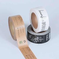 Ruban adhésif plat en papier kraft brun haute résistance pour scellage de cartons et emballages