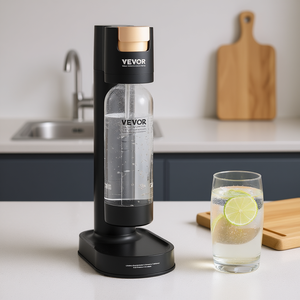 Carbonateur d'eau gazeuse manuel Vevor 1L pour la maison, avec bouteille en PET sans BPA, pour usage en cuisine - Product Image 2