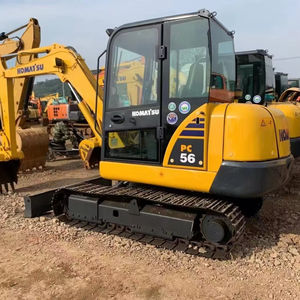 Excavatrice sur chenilles d'occasion de haute qualité du Japon, 22 tonnes, vente chaude, KOMATSU PC56 PC56-7 PC55 PC60, mini-excavatrice en stock - Product Image 1