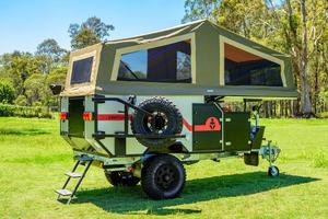 Ecocampor Remorque de camping pliable, <span class=keywords><strong>caravane</strong></span>, camping-car, camping-car à moteur avec chambre à coucher à vendre - Product Image 2