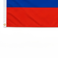 Drapeau national de la Russie 3x5 pieds en polyester, bannière suspendue imprimée numériquement, drapeau d'affichage pour événements en plein air