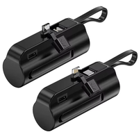 Chargeur de téléphone portable compact et portable de type C à charge rapide, mini batterie externe avec câble et support – Vente chaude en gros