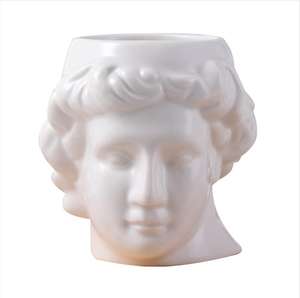Tasse à café en céramique de grande capacité, sculpture d'Apollon de la Grèce antique, décoration de bureau personnalisée, tasse à café de bureau, tête de David, tasses 3D - Product Image 6