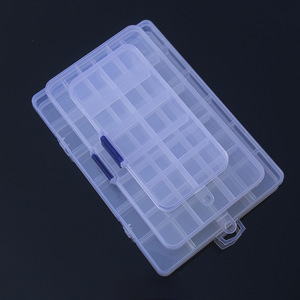 Organizador de Caja de Pesca, Cajas y Bandejas de Almacenamiento de Plástico con Divisores Extraíbles, Contenedor Transparente para Señuelos de Pesca - Product Image 3