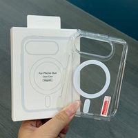 Étui de téléphone pliable populaire BAILI pour iPhone Duo, coque transparente en acrylique avec chargement magnétique, emballage en boîte