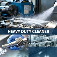 Dégraissant industriel à base d'eau, nettoyant pour métaux lourds, solution de nettoyage par ultrasons pour pièces en aluminium moulé sous pression CNC