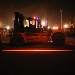 Safety System. Create a Safety Around Your Forklift. <b>Red</b> Zone Danger <b>Lights</b> - Product Image 1
