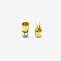 Connecteur coaxial RF 50 Ohms SMP-JHD1-S droit à montage sur circuit imprimé, connecteur à emboîtement aveugle, accessoires