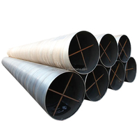 Conduit d'air de tuyau d'acier en spirale soudé d'acier inoxydable de grand diamètre de 2500mm DN 1800 (tuyau droit)