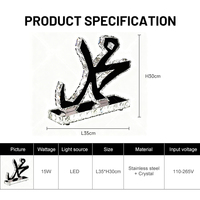 Lampe de table LED en cristal moderne et créative, petite, certifiée professionnelle, vente en gros, pour intérieur, chevet