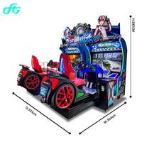 Jeux à pièces de machine de jeu d'arcade de simulateur de voiture de course d'arcade de haute qualité