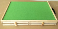 Puzzle en bois pliable de 1000 à 1500 pièces, table de puzzle en bois pliable en deux, portable, facile à transporter