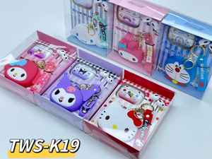 Audífonos Bluetooth TWS de Dibujos Animados Kuromi My Melody Pochacco Pompompurin, Audífonos Intrauditivos Inalámbricos con Estuche de Silicona y Cordón Bonito - Product Image 5