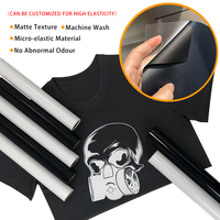 Stretch Vinil Textil PU HTV Transferencia de Calor Vinilo Easy Weed Big Roll Prensa de Calor Plancha para Ropa