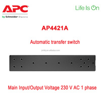 Schneider APC AP4421A 2kVA 230V 10A Interruptor de Transferencia Automática de Montaje en Rack, Protección de Energía Redundante para Cargas de Gabinetes de Servidores
