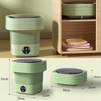 Mini Lave-linge Séchant Portable 15L à Chargement par le Haut Pliable – Idéal pour la Maison