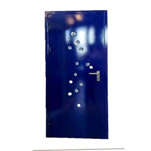 Puerta de Entrada Exterior Blindada de Acero Fundido, Personalizada, Moderna, con Acabado, Reducción de Ruido, Protección Contra Incendios, para Villas - Product Image 1
